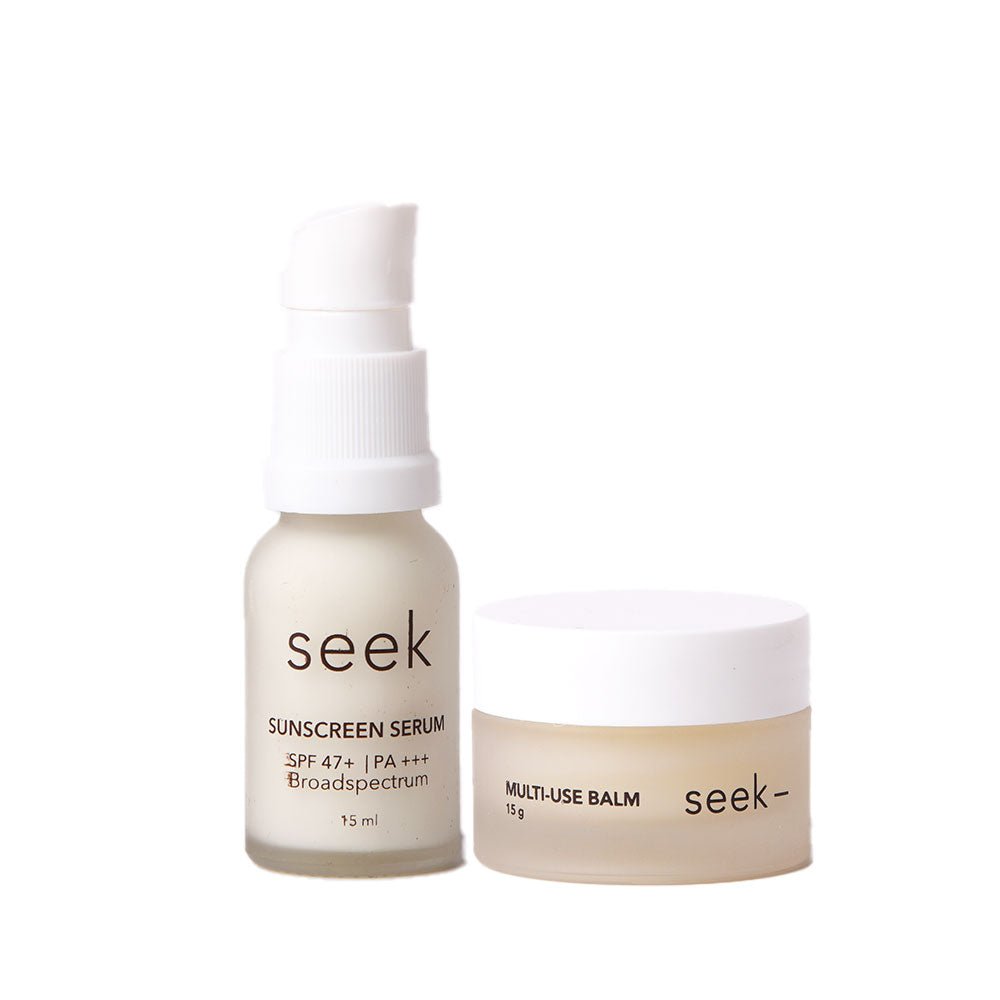 Mini SPF serum with no white cast – lightweight and fragrance-free