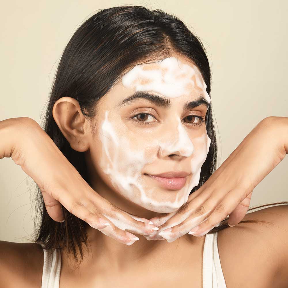 seek skincare foaming face wash matcha