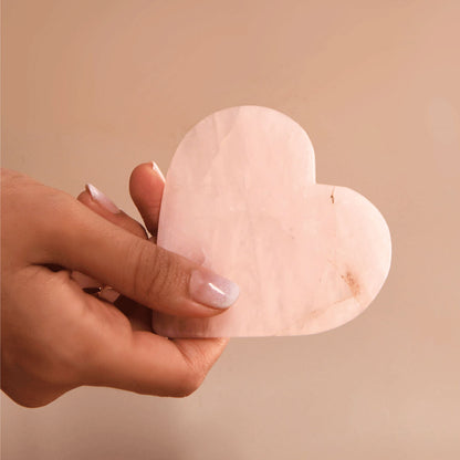 seek skincare rose quartz guasha is made out of natural rose quartz which comes in a luxurious sustainable pouch, which keeps it safe and easy to carry around.