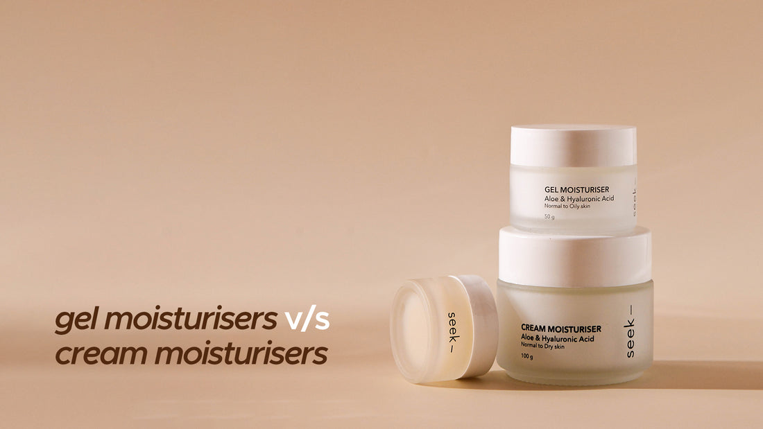 Gel Moisturisers vs. Cream Moisturisers