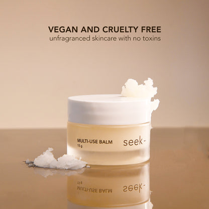 Multi-Use Balm Shea Butter & Vitamin E – Hydrating for All Skin Types | Unfragranced, Vegan, No Toxins