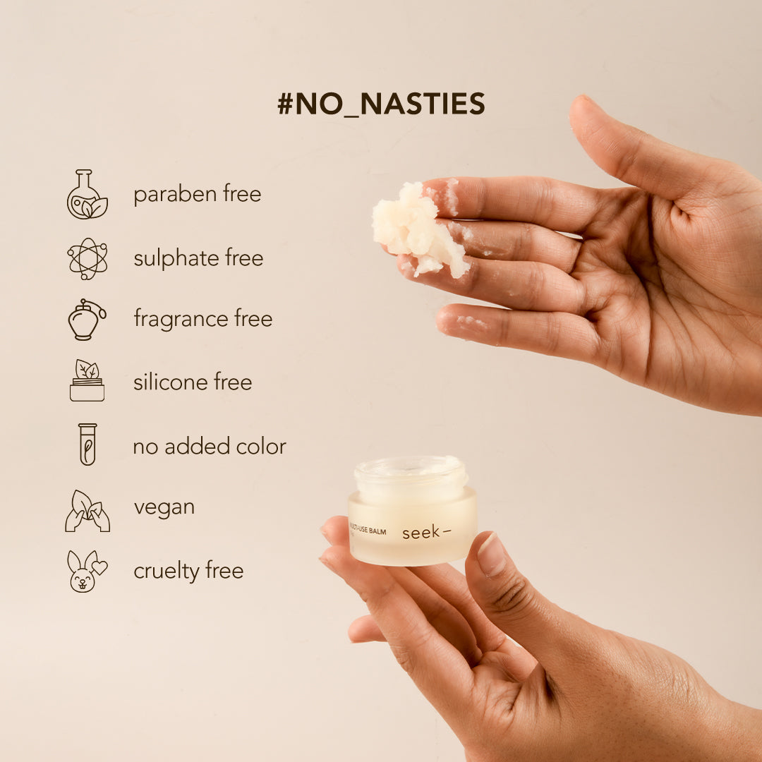 Multi-Use Balm Shea Butter & Vitamin E – Hydrating for All Skin Types | Unfragranced, Vegan, No Toxins