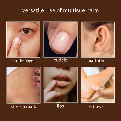 Multi-Use Balm Shea Butter & Vitamin E – Hydrating for All Skin Types | Unfragranced, Vegan, No Toxins
