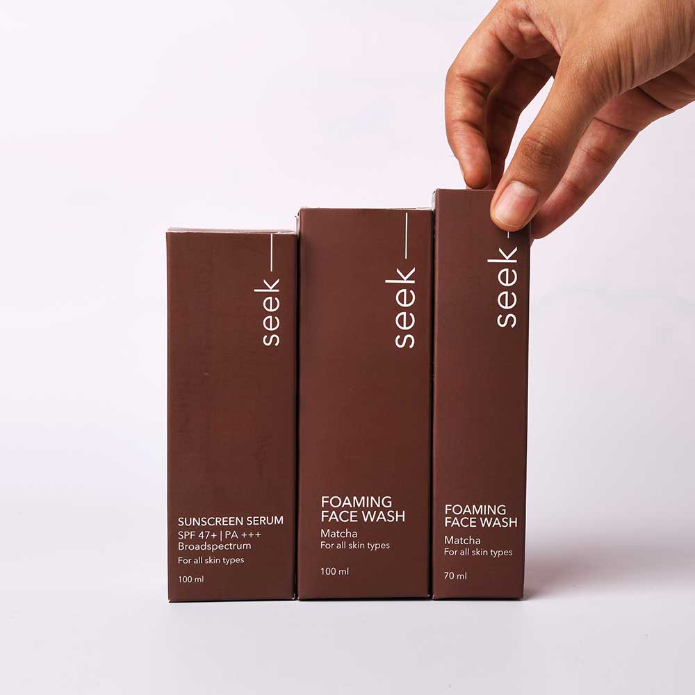 introducing our best seller duo by seek skincare – the unbeatable pair that everyone's talking about, this duo have captured the hearts of our customers, making this combo a fan favourite. try it today and experience healthy, glowing skin. 