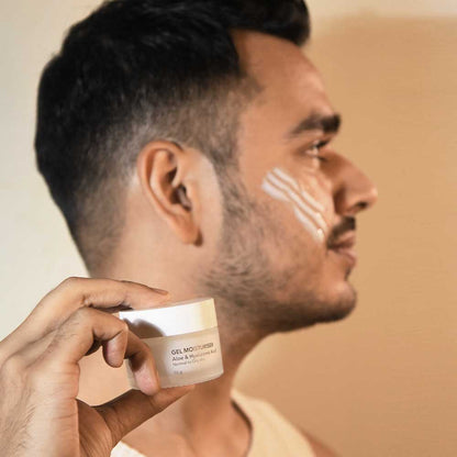 seek skincare gel moisturiser ideal for people with normal to oily skin, have wholesome ingredients: aloe vera, turmeric extracts and hyaluronic acid.