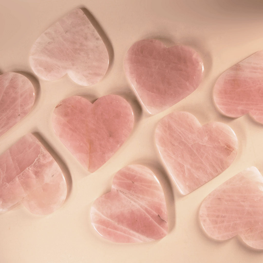 seek skincare rose quartz guasha is made out of natural rose quartz which comes in a luxurious sustainable pouch, which keeps it safe and easy to carry around.